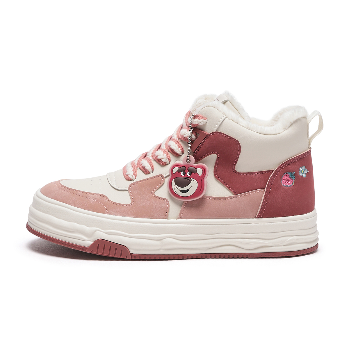 (W) Hotwind Disney High-Top 'Strawberry Bear Cream'