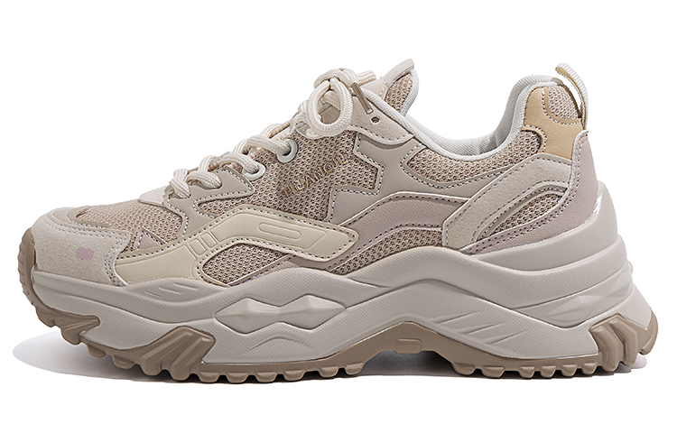 (W) Huanqiu 'Beige Low-Top Dad Shoe'