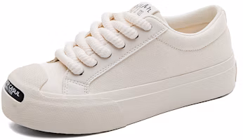 (Women) Huanqiu Beige Low-Top Casual Breathable Sneakers Global KYHQ-2382MI (Women) Huanqiu Beige Low-Top Casual Breathable Sneakers Global KYHQ-2382MI