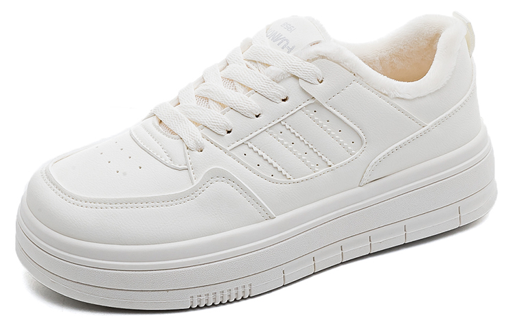 (Women) HUANQIU Beige Low-Top Casual Sneakers - Lightweight & Comfortable JH-23566-MW