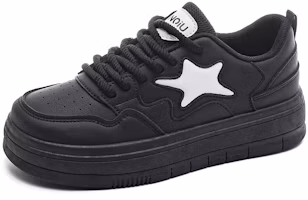 (Women) HUANQIU Black Low-Top Casual Outdoor Breathable Sneakers Global KYJH-23508B (Women) HUANQIU Black Low-Top Casual Outdoor Breathable Sneakers Global KYJH-23508B