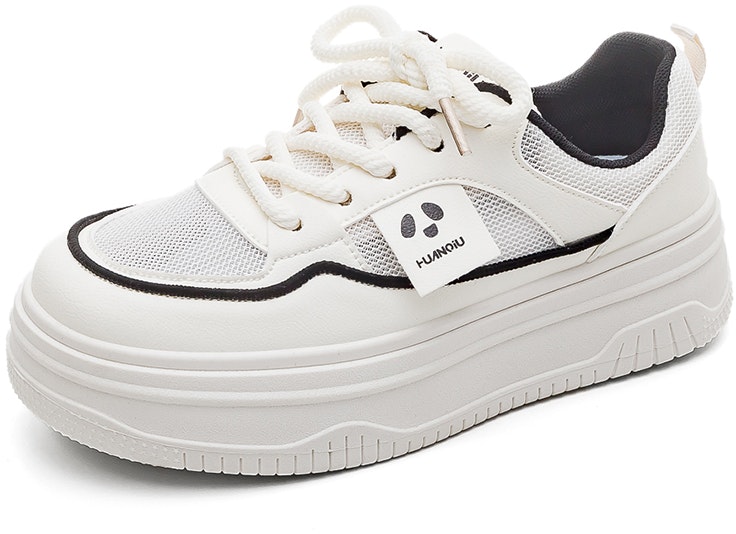 women-huanqiu-black-low-top-casual-sneakers-durable-and-breathable-jh-e67-b