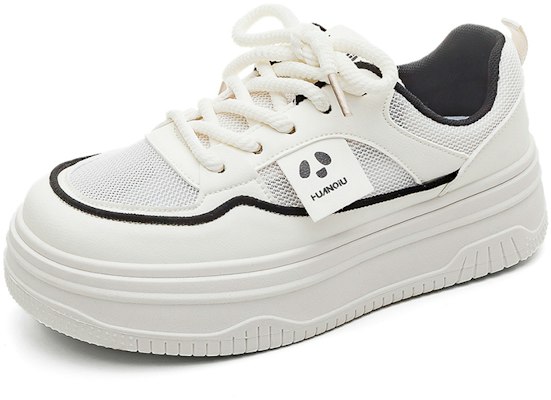 (Women) HUANQIU Black Low-Top Casual Sneakers - Durable & Breathable JH-E67B Buy (Women) HUANQIU Black Low-Top Casual Sneakers - Durable & Breathable JH-E67B
