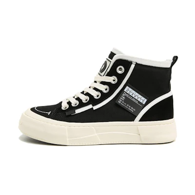 (W) Huanqiu Canvas High Top 'Black'