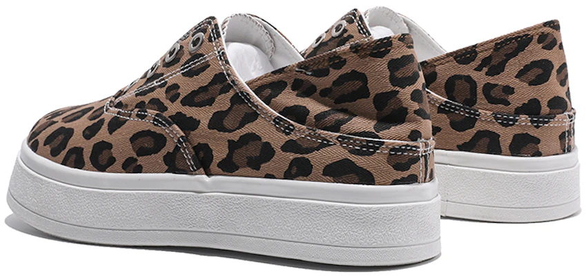 (W) (女性用) ファッションレースアップスリップオン Huanqiu キャンバスロー H20328 H20328 5