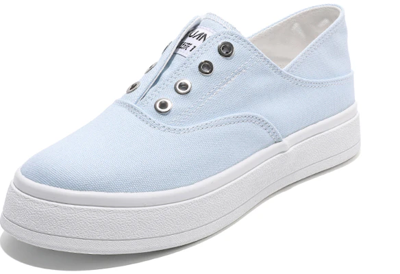 (W) (女性用) ファッションレースアップスリップオン Huanqiu キャンバスロー H20328 H20328 Order (W) (女性用) ファッションレースアップスリップオン Huanqiu キャンバスロー H20328 H20328