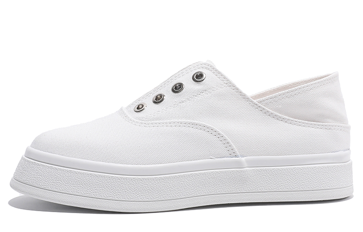 Details for (W) (女性用) ファッションレースアップスリップオン Huanqiu キャンバスロー H20328 H20328