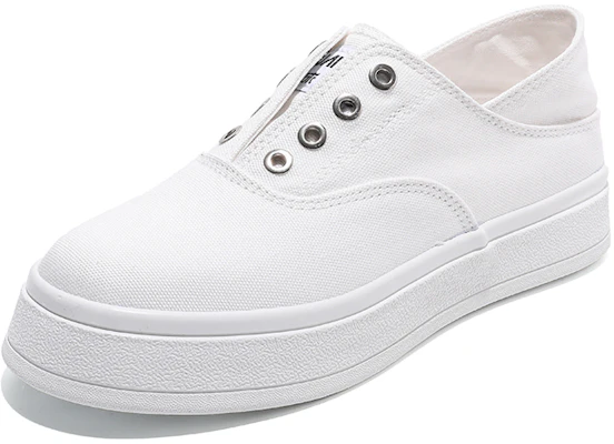 (W) (女性用) ファッションレースアップスリップオン Huanqiu キャンバスロー H20328 H20328 Sizing (W) (女性用) ファッションレースアップスリップオン Huanqiu キャンバスロー H20328 H20328