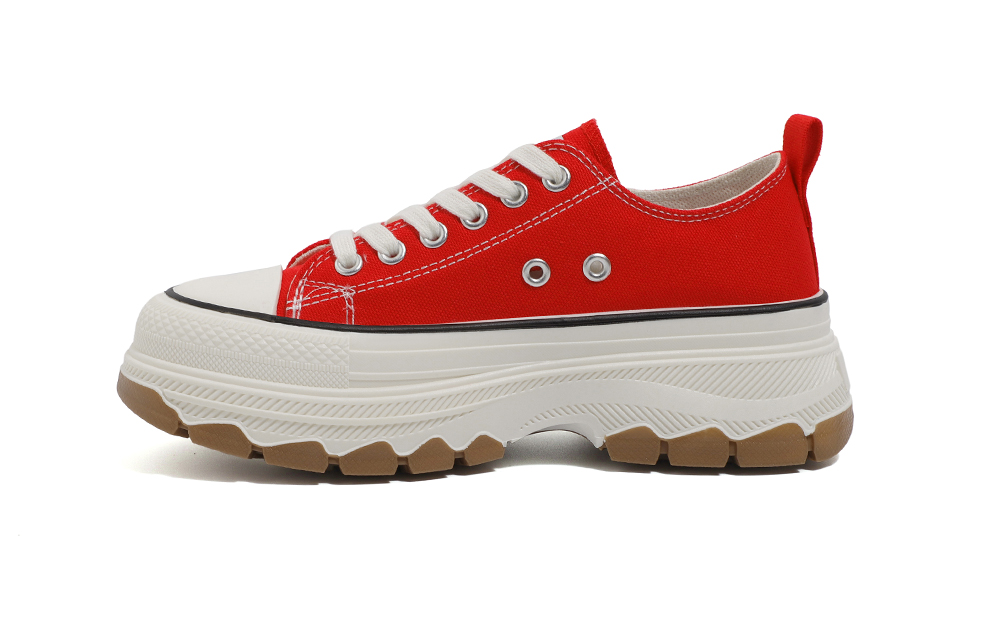 (W) Huanqiu Canvas Low-Top 'Versatile Thick Sole' 圖 11