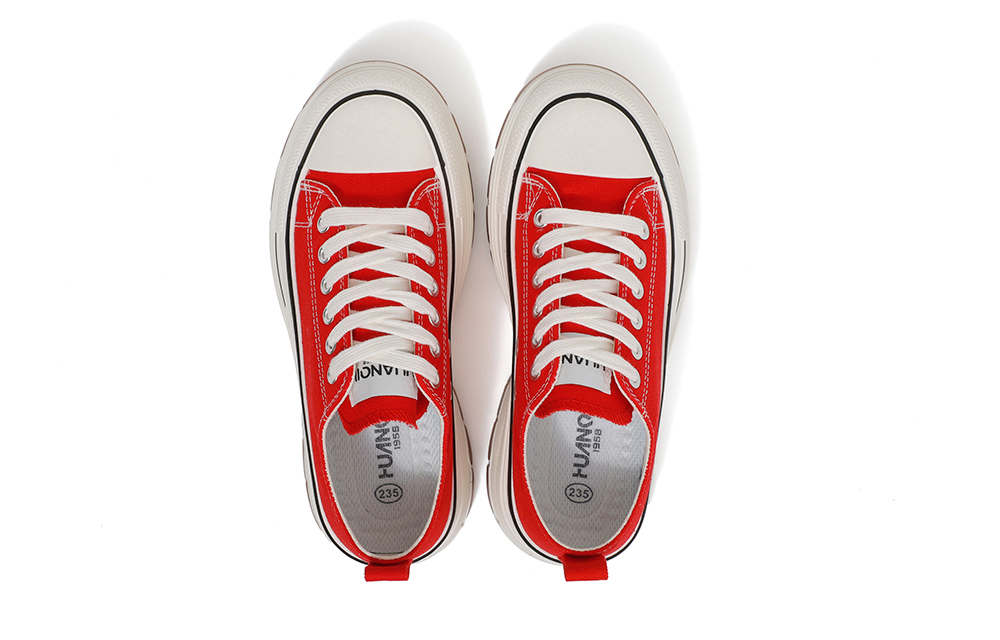 (W) Huanqiu Canvas Low-Top 'Versatile Thick Sole' 圖 12