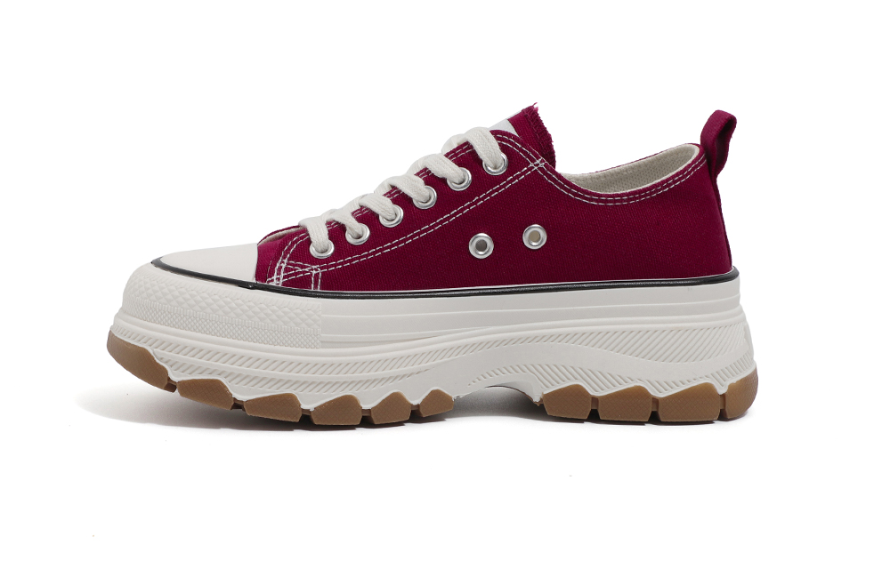 (W) Huanqiu Canvas Low-Top 'Versatile Thick Sole' 圖 16