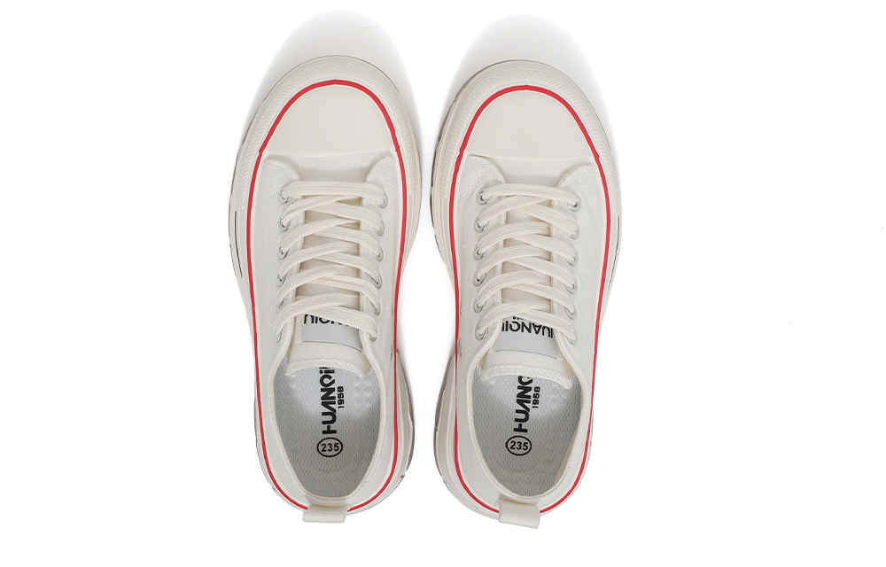 (W) Huanqiu Canvas Low-Top 'Versatile Thick Sole' 圖 2