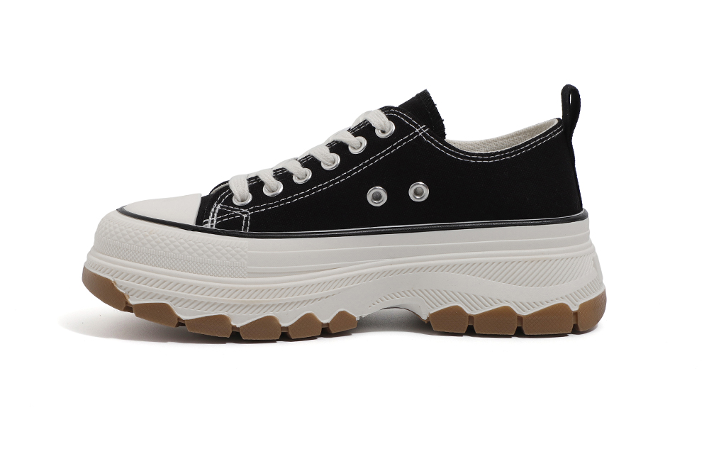 (W) Huanqiu Canvas Low-Top 'Versatile Thick Sole' 圖 6