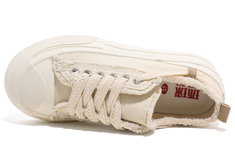 (W) Huanqiu Canvas Low 'Beige' 圖 3