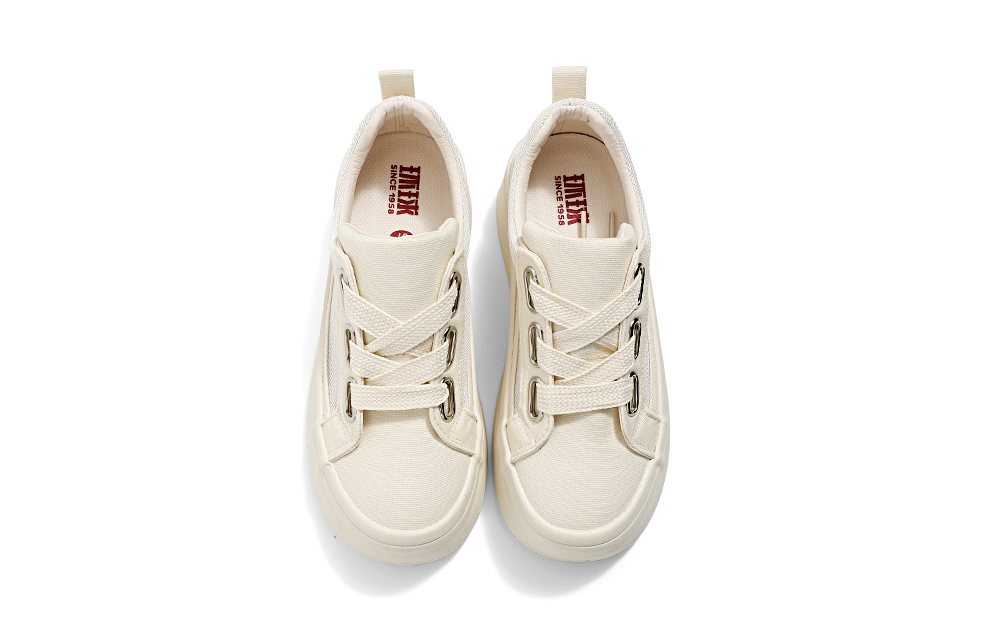 (W) Huanqiu Canvas Low 'Beige' 圖 2