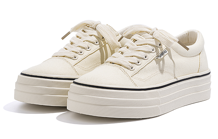 (W) Huanqiu Canvas Low 'Beige' 圖 2