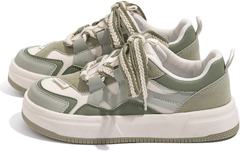 (W) Huanqiu Canvas Low 'Beige Verde' HH2232-1 Order (W) Huanqiu Canvas Low 'Beige Verde' HH2232-1