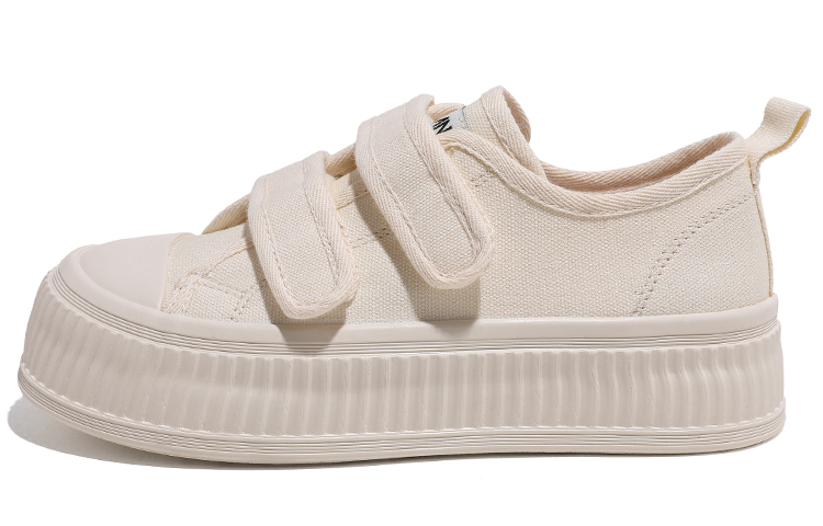 (W) Huanqiu Canvas Low 'Beige Magic Tape'