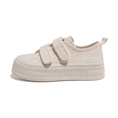 (W) Huanqiu Canvas Low 'Beige Magic Tape'