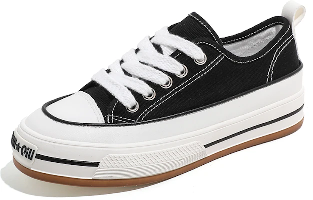 (W) Huanqiu Canvas Low 'Hitam' H20737B Order (W) Huanqiu Canvas Low 'Hitam' H20737B