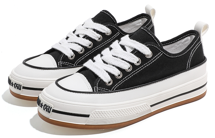 Shop (W) Huanqiu Canvas Low 'Hitam' H20737B