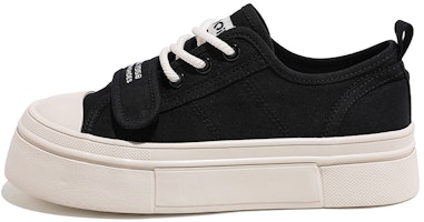 (Women) Huanqiu Canvas Low 'Black' H23033B (Women) Huanqiu Canvas Low 'Black' H23033B