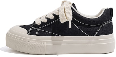 (Women) Huanqiu Canvas Low 'Black' ZHQ-HQ001B (Women) Huanqiu Canvas Low 'Black' ZHQ-HQ001B