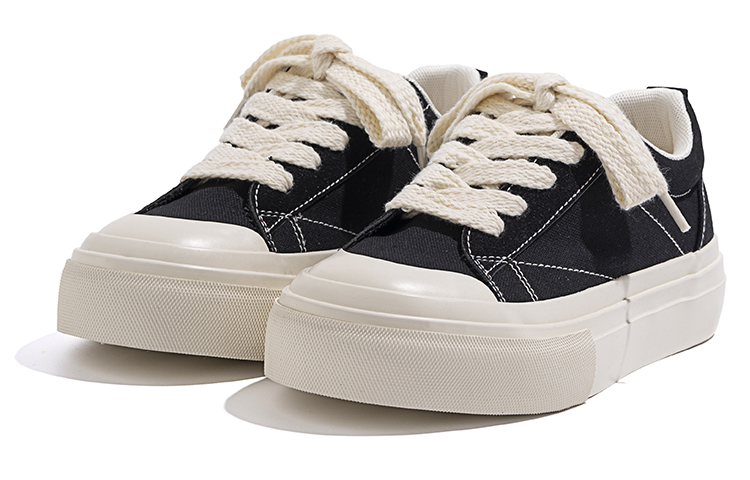 Order (W) Huanqiu Kanvas Rendah 'Hitam' ZHQ-HQ001B