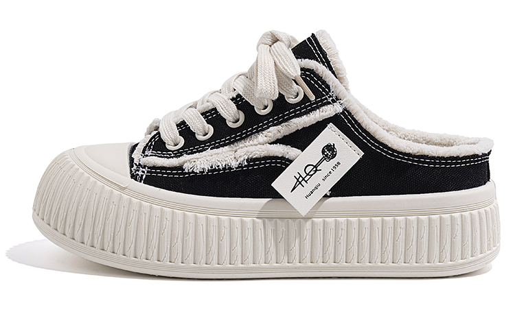 (Women) Huanqiu Canvas Low 'Black' ZHQ-XA036B