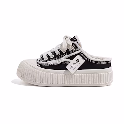 (W) Huanqiu Canvas Low 'Black'