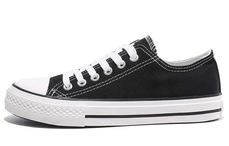 (Women) Huanqiu Canvas Low 'Black Casual' H7053B