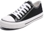 Order (Women) Huanqiu Canvas Low 'Black Casual' H7053B