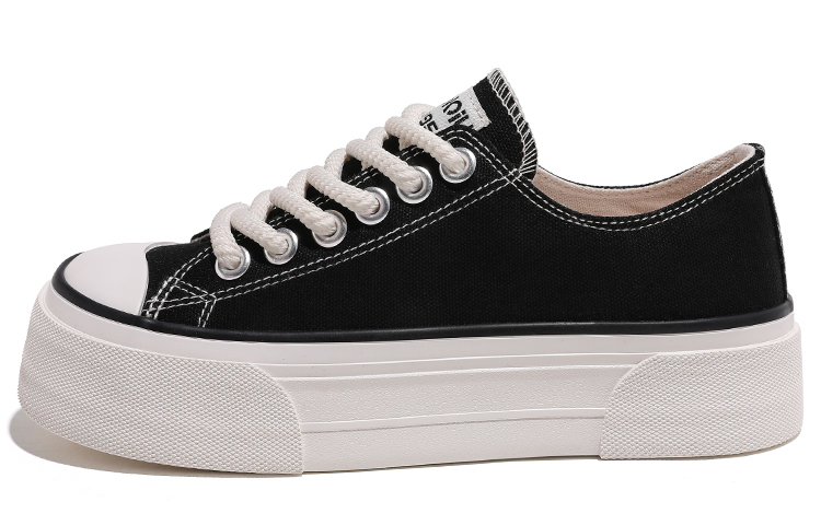 Buy (W) Huanqiu Canvas Low 'Kenyamanan Hitam' H23028B