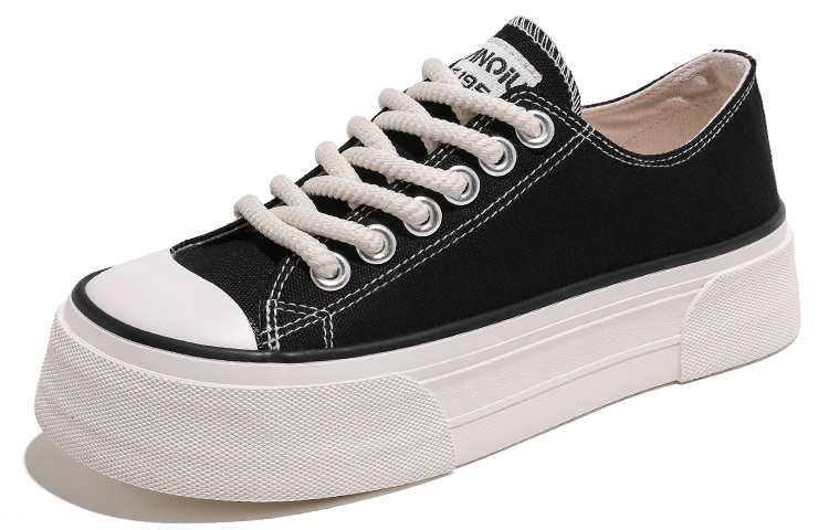 Order (W) Huanqiu Canvas Low 'Kenyamanan Hitam' H23028B
