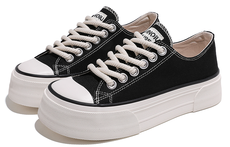 Lookbook (W) Huanqiu Canvas Low 'Kenyamanan Hitam' H23028B