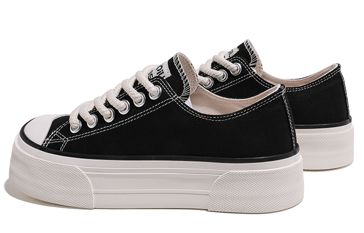 Shop (W) Huanqiu Canvas Low 'Kenyamanan Hitam' H23028B