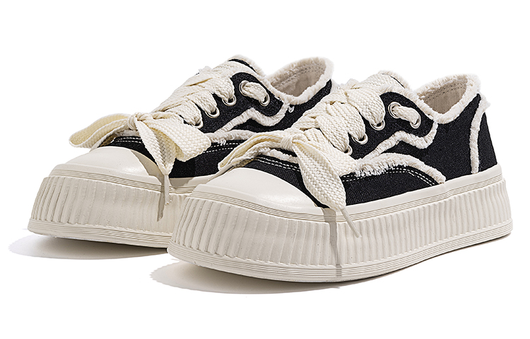 (W) Huanqiu Canvas Low 'Black White' 圖 2