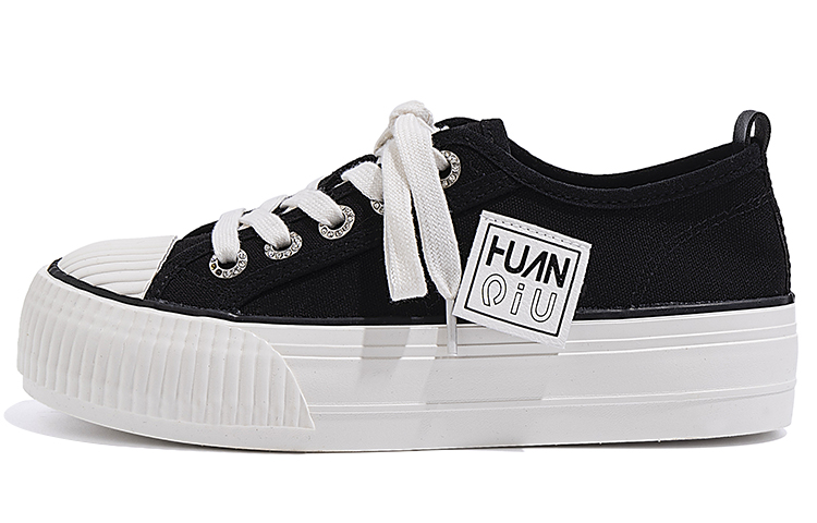 (W) Huanqiu Canvas Low 'Black White'