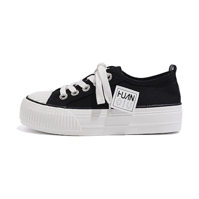 (W) Huanqiu Canvas Low 'Black White'