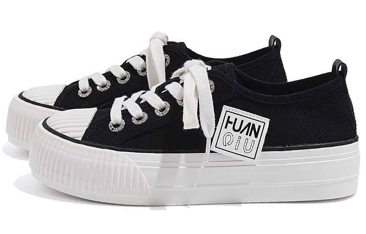 (W) Huanqiu Canvas Low 'Black White' 圖 2