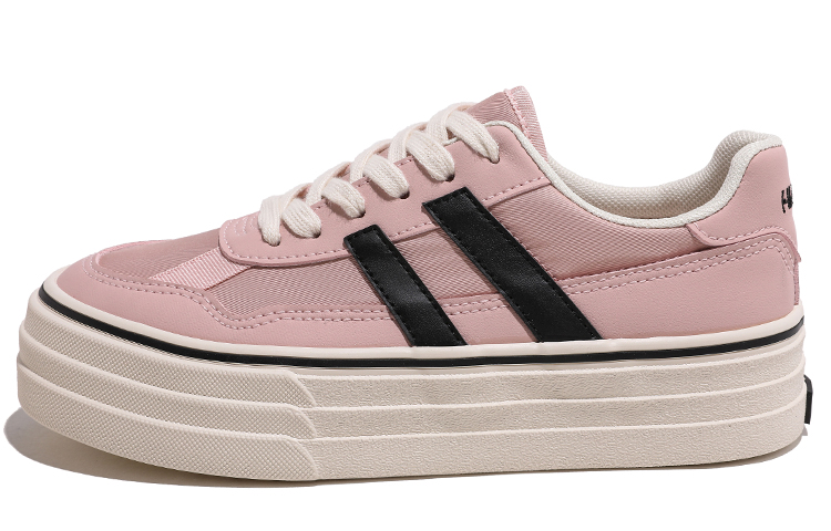 (Women) Huanqiu Canvas Low 'Pink Black' H23037P