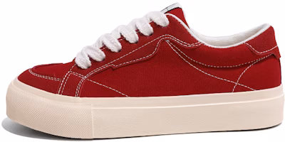 (Women) Huanqiu Canvas Low 'Spliced Comfort Red' H23027R (Women) Huanqiu Canvas Low 'Spliced Comfort Red' H23027R
