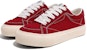 (W) Huanqiu Kanvas Rendah 'Spliced Comfort Merah' H23027R