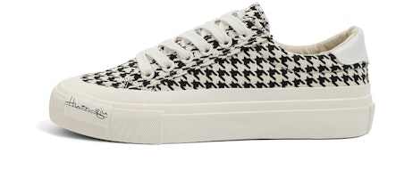 (Women) Huanqiu Canvas Low 'Versatile Casual Black and White' H20521 (Women) Huanqiu Canvas Low 'Versatile Casual Black and White' H20521