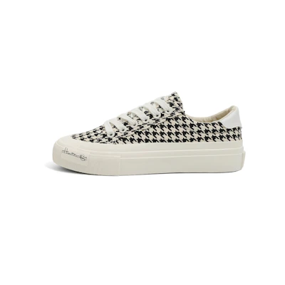 (W) Huanqiu Canvas Low 'Versatile Casual Black and White'