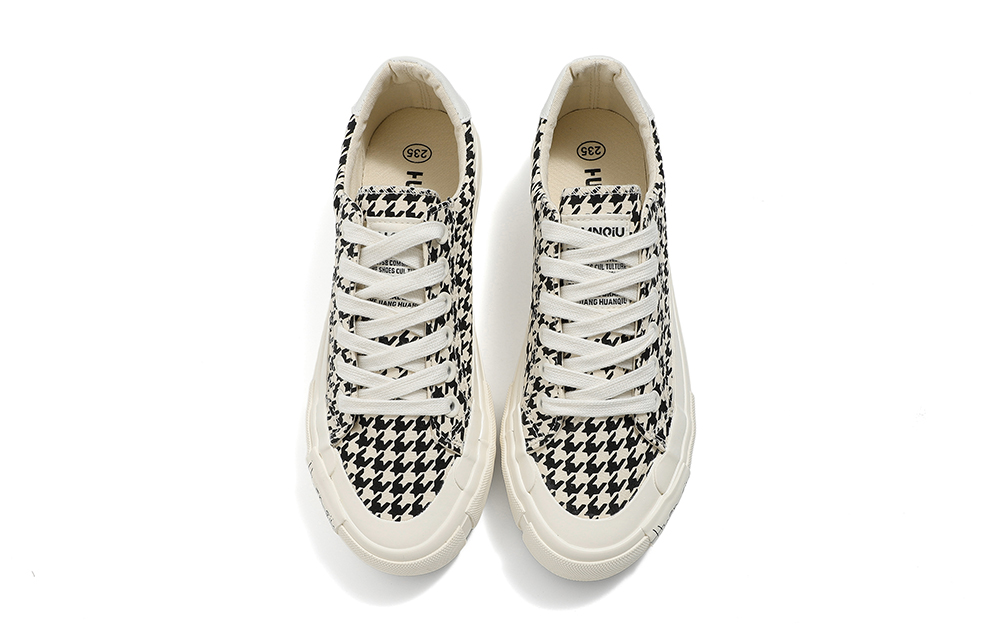(W) Huanqiu Canvas Low 'Versatile Casual Black and White' 圖 2