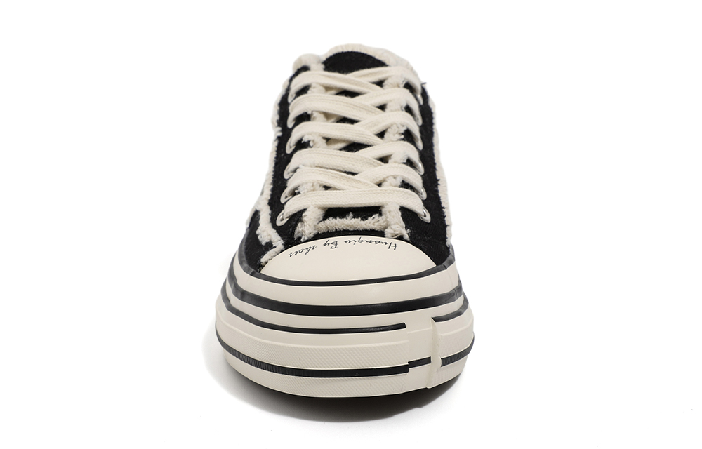 (W) Huanqiu Canvas Low 'Versatile Casual Black' 圖 3