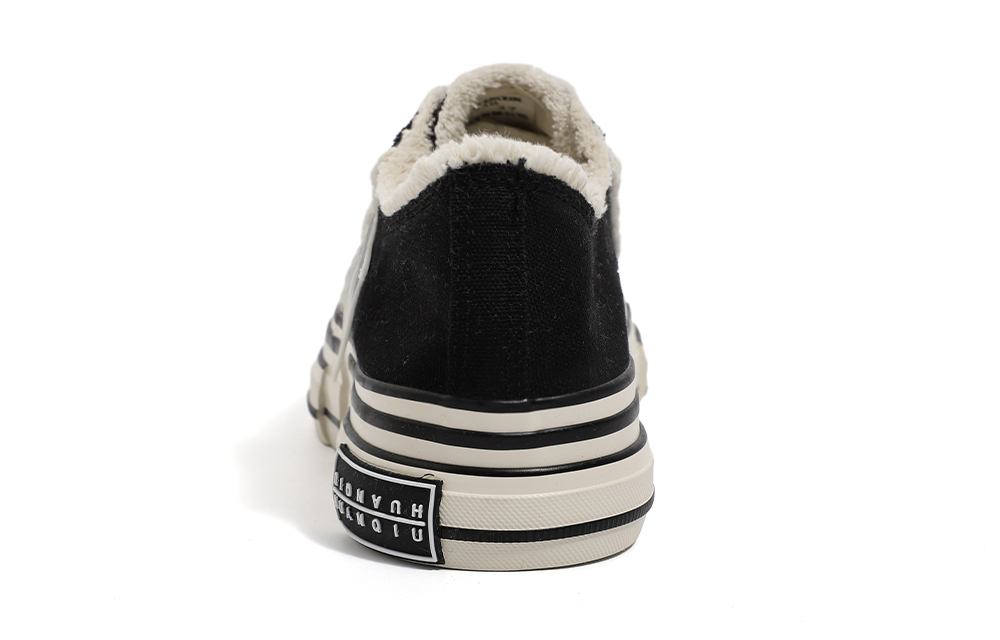 (W) Huanqiu Canvas Low 'Versatile Casual Black' 圖 4