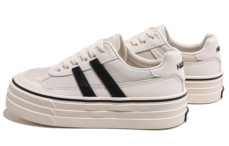 Shop 環球 HUANQIU 休閒百搭 防滑耐磨 低幫 帆布鞋 女款 白色