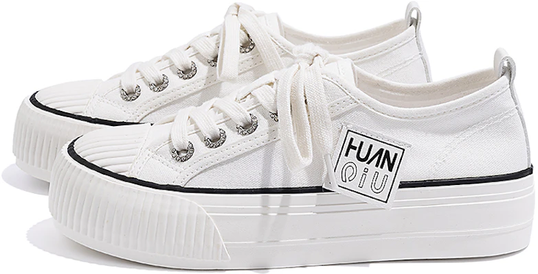 全球 HUANQIU 百搭耐磨 舒適休閒 通勤簡約 低筒 帆布鞋 女款 白色 Order 全球 HUANQIU 百搭耐磨 舒適休閒 通勤簡約 低筒 帆布鞋 女款 白色